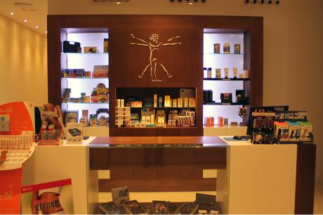 Recepción de la tienda